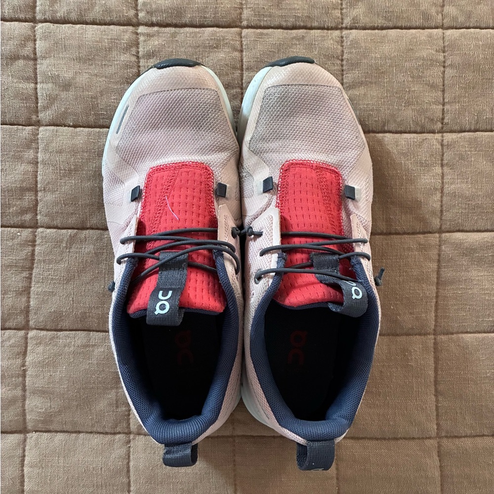 Youth On Running Pink and Red Athletic Shoes